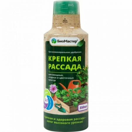 биомастер крепкая рассада, жидкое оу, 350 мл